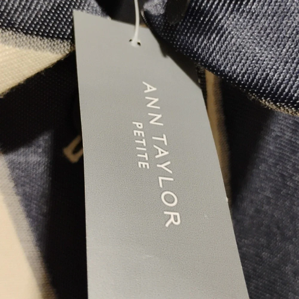 SALE! NWT Ann Taylor Petite Classy Multicolor Long Silky Soft Jacket (X-54) - Picture 6 of 14